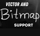 Vector and Bitmap Support image